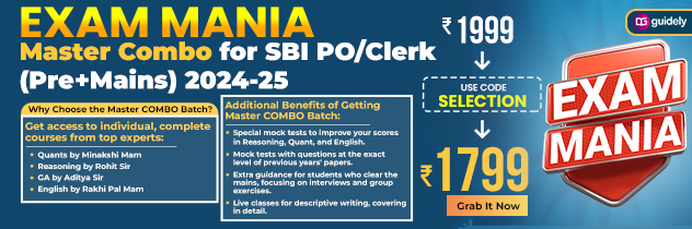 Master Combo for SBI PO/Clerk (Prelims & Mains) 2024-25