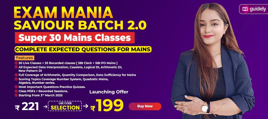 Saviour Batch 2.0 (Super 30 Mains Classes)