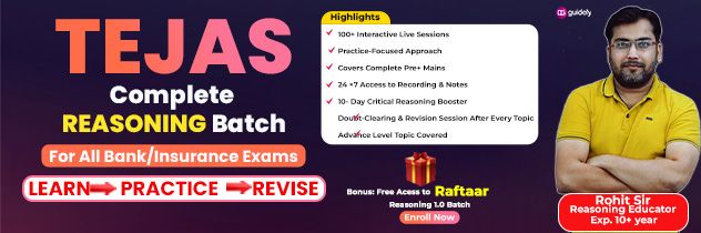 TEJAS Reasoning Complete Batch (Prelims + Mains) 2025-26